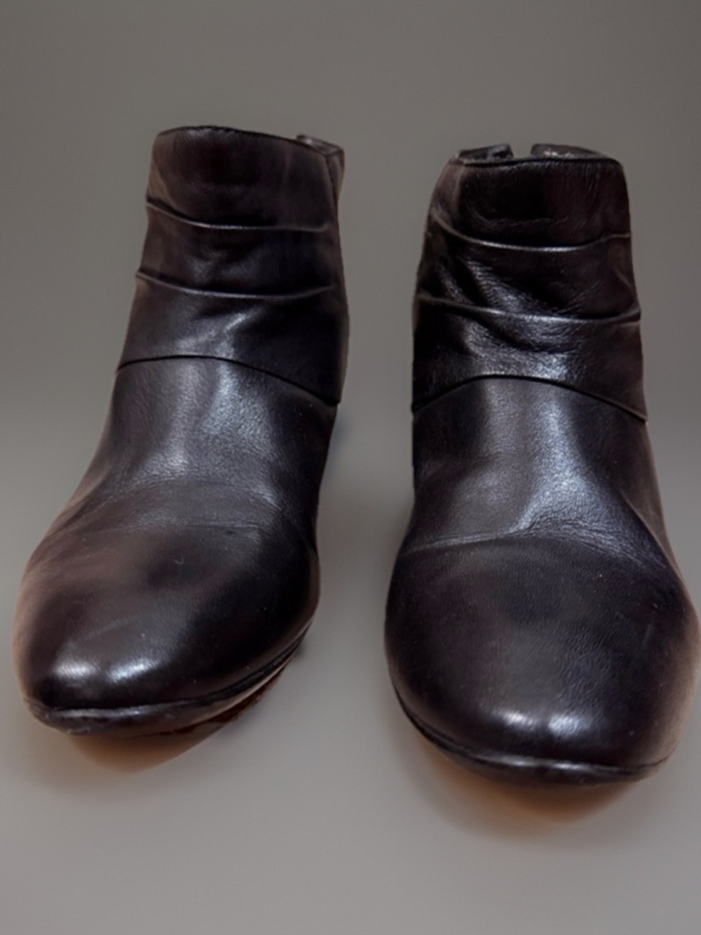 Boho Festival Ruched Slip on Ankle Boots Booties